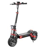 iScooter iX8 12 colių elektrinis paspirtukas su visureigio padangomis 1200W*2 variklis Baterija 48V/20Ah Maksimalus greitis 60KM/H Su dvigubais amortizatoriais ir diskiniais stabdžiais iX8——60KM/H juoda