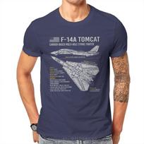 F-14 Tomcat JAV Karinio jūrų laivyno lėktuvas JAV oro pajėgų lėktuvas Brėžinys O formos iškirptės marškinėliai Top Gun Maverick Goose Marškinėliai Vyriški drabužiai Oversized S