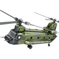 1451 VNT CH-47 Chinook Transportinis Lėktuvas Statybiniai Blokiniai Karinis Šarvuotas Sraigtasparnis Kovotojo Modelis Plytos Vaikų Žaislai Šventinės Dovanos