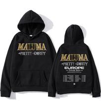 Maluma Europet turas 2025 Spausdinti džemperiai vyrams Hip Hop mados drabužiai Madingi nauji unisex džemperiai Laisvalaikio gatvės stilius S