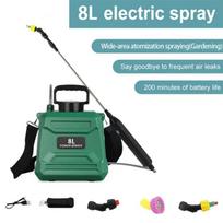 8L Elektrinis kuprinės purkštuvas Pesticidų purkštuvas Įkraunamas Automatinis purkštuvo buteliukas Sodo laistymui Vejos priežiūrai
