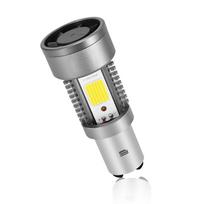 XELORD BA20D H4BS Motociklo LED priekinis žibintas, HI/LO perjungimas, Sprogimo šviesa, 6 500K, Baltas, Suderinamas su BA20D balta