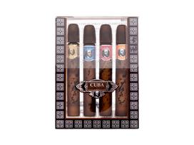 Cuba Set Miniatures Eau de Toilette 5 ml Edt Gold 5 ml + Edt Blue 5 ml + Edt Orange 5 ml + Edt Red 5 ml Sample Set Kvepalai