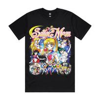 Anime Sailor Moon Medvilniniai Marškinėliai Vyrams Vasaros Naujas Retro Mados Streetwear Vyrams ir Moterims S