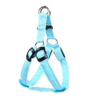 LED Pet Harness USB įkraunami šviečiantys šunų pakinktai 3 apšvietimo režimai reguliuojama tamsoje švytinti saugos liemenė naktiniams pasivaikščiojimams vidutiniams dideliems šunims M mėlyna