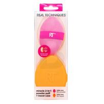 Real Techniques Miracle 2-in-1 Powder Puff + Travel Case