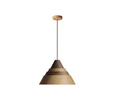 Medinis pakabinamas šviestuvas su laidu 1xE27/60W/230V skersmuo 33 cm masyvas/ąžuolas/riešutas/kaučiukmedis