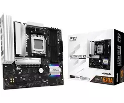 Asrock A620AM Pro RS AMD A620A AM5 lizdas „micro ATX“