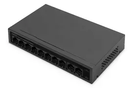 Digitus DN-95354 tinklo komutatorius Valdomas Fast Ethernet (10/100) Maitinimas per Eternetą (PoE) Juoda