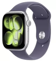 Išmanusis laikrodis Apple Watch Series 11 GPS + Cellular 42mm Silver Aluminium Case with Purple Fog Sport Band - S/M