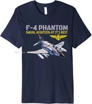Per dydžio marškinėliai Jūrų aviacija F-4 Phantom naikintuvas ir bombonešis Medvilniniai marškinėliai Unisex Viršutiniai drabužiai Marškinėliai Vyriški drabužiai S