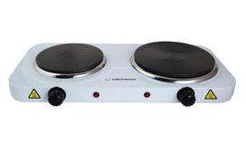 Electric double hot plate Esperanza, white