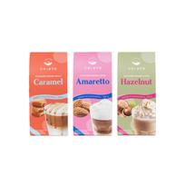 Maltos kavos rinkinys CHiATO Amaretto & Caramel & Hazelnut, 3 x 250 g