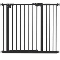 Apsauginiai varteliai šunims, Barjeriniai varteliai, Apsauginiai varteliai augintiniams, Metalas, Plastikas, 74-80/87-94 cm, Juoda