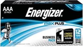 "Energizer Max Plus" AAA tipo baterijos (20 vnt.) E301322900