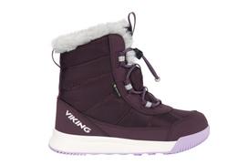 Viking itin lengvi žieminiai batai vaikams su GORE-TEX  Aery Warm GTX SL -  Grape/Lilac
