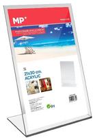 Informacinis L formos stovelis MP, A4, vertikalus, skaidrus
