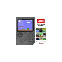 Retro mini, klasikinių žaidimų konsolė 400 in 1 - juoda