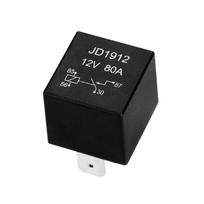 Automobilinė LED žibintų relė laidams 12V 80A 4 kontaktų