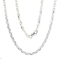 Vyrų Sidabrinė grandinėlė Enkuras 3 mm 925° Deimantinis apdirbimas 50 cm
