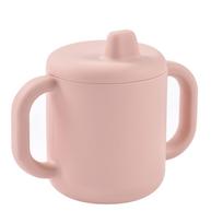 BEABA SILIKONINIS 2-IN-1 MOKOMASIS PUODELIS, COTTON CANDY