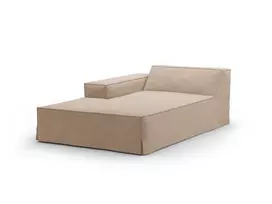 Cover for Left Modular Chaise Longue, "Jodie", 166x102x1, Sand