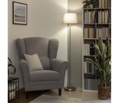 Brilagi - LED grindų lempa CERIA 1xE27/40W/230V skersmuo 30 cm pilka/matinis chromas