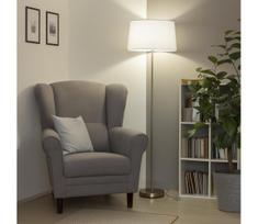 Brilagi - LED pastatomas šviestuvas CERIA 1xE27/40W/230V Ø 45 cm baltas/matinis chromas