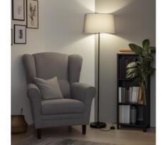 Brilagi - LED grindinė lempa CERIA 1xE27/40W/230V Ø 45 cm pilka/juoda