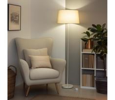 Brilagi - LED grindinė lempa CERIA 1xE27/40W/230V skersmuo 45 cm smėlinė/balta