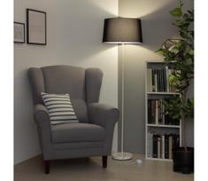 Brilagi - LED grindinė lempa CERIA 1xE27/40W/230V skersmuo 45 cm juoda/balta
