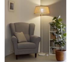 Brilagi - LED grindinė lempa CERIA 1xE27/40W/230V Ø 50 cm smėlinė/balta