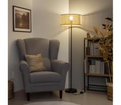 Brilagi - LED grindinis šviestuvas CERIA 1xE27/40W/230V, skersmuo 25 cm, bambukas/juoda