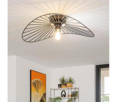 Brilagi - LED paviršinis lubinis šviestuvas CERIA WIRE 1xE27/40W/230V 40x56 cm juodas