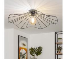 Brilagi - LED paviršinis lubų šviestuvas CERIA WIRE 1xE27/40W/230V Ø 80 cm juodas