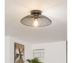 Brilagi - LED paviršinis lubų šviestuvas CERIA WIRE 1xE27/40W/230V Ø 26 cm juodas