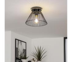 Brilagi - LED paviršinis šviestuvas CERIA WIRE 1xE27/40W/230V skersmuo 30 cm juodas