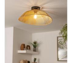 Brilagi - LED paviršinis lubų šviestuvas CERIA BOHO 1xE27/40W/230V skersmuo 50 cm rudos spalvos