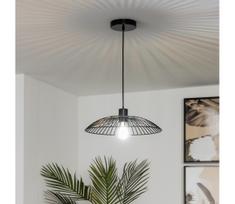Brilagi - LED pakabinamas šviestuvas CERIA WIRE 1xE27/40W/230V Ø 38 cm juodas