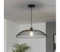 Brilagi - LED liustra ant laido CERIA WIRE 1xE27/40W/230V Ø 60 cm juoda