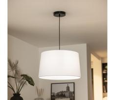 Brilagi - LED pakabinama liustra CERIA ant laido 1xE27/40W/230V Ø 45 cm, balta