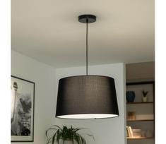 Brilagi - LED pakabinamas šviestuvas CERIA ant laido 1xE27/40W/230V, skersmuo 45 cm, juodas