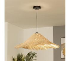 Brilagi - LED pakabinamas šviestuvas ant laido CERIA BOHO 1xE27/40W/230V skersmuo 70 cm iš ratano
