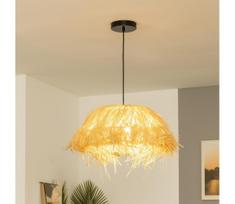 Brilagi - LED pakabinamas šviestuvas ant laido CERIA BOHO 1xE27/40W/230V skersmuo 40 cm rafija