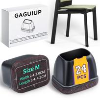 Kėdžių kojų apsauga 2.4-3x3.4-4.2 cm 24 vnt