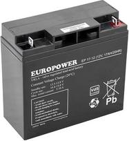Europower EP Series AGM Battery 12V 17Ah (Service Life 6-9 Years)