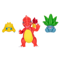 POKEMON Joltik, Oddish ir Charmeleon veiksmo figūrėlės, 3 vnt, PKW3894