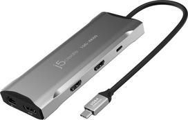 J5Create - 4K60 Elite USB-C Triple-Monitor 10Gbps Mini Dock