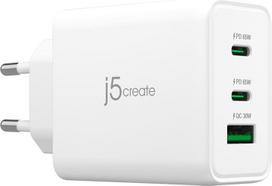 J5Create - 65W GaN USB-C 3-Port Charger - EU