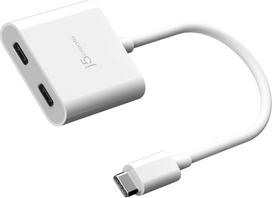 J5Create - USB-C To Dual USB-C With Video Or Power Delivery